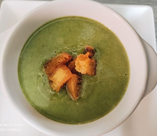 Crema de Espinaca