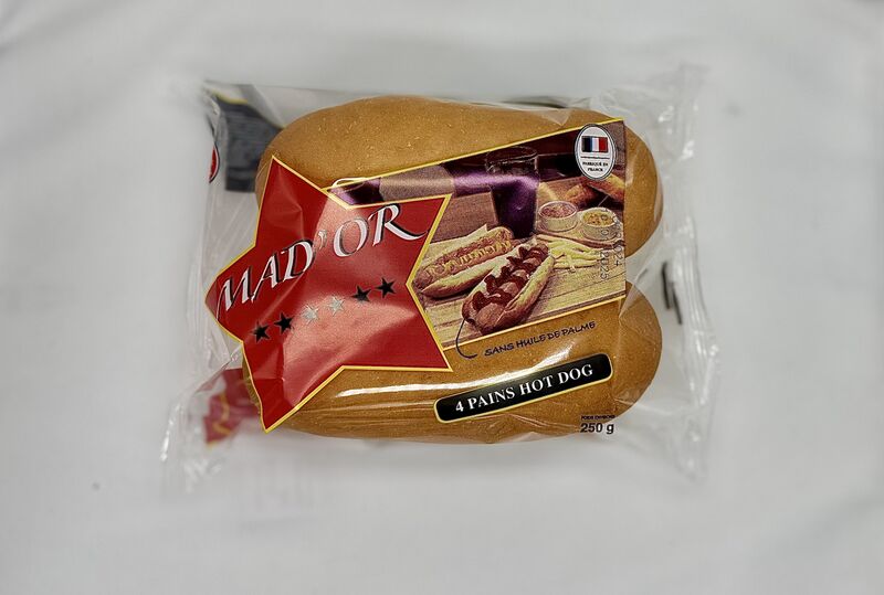 Hot Dog1 paquet de 4 pains Hot dog