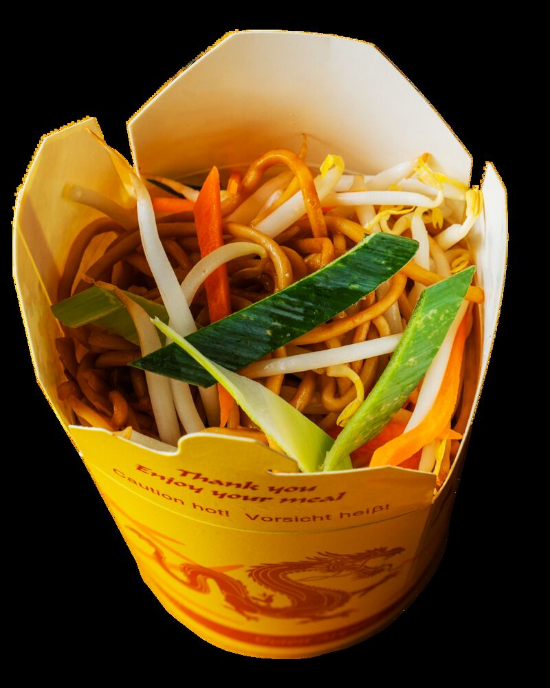 Nudelbox nur mit Gemüse 