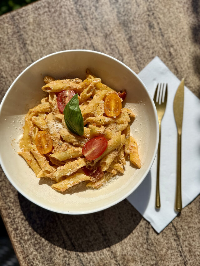 Pasta pesto rosso