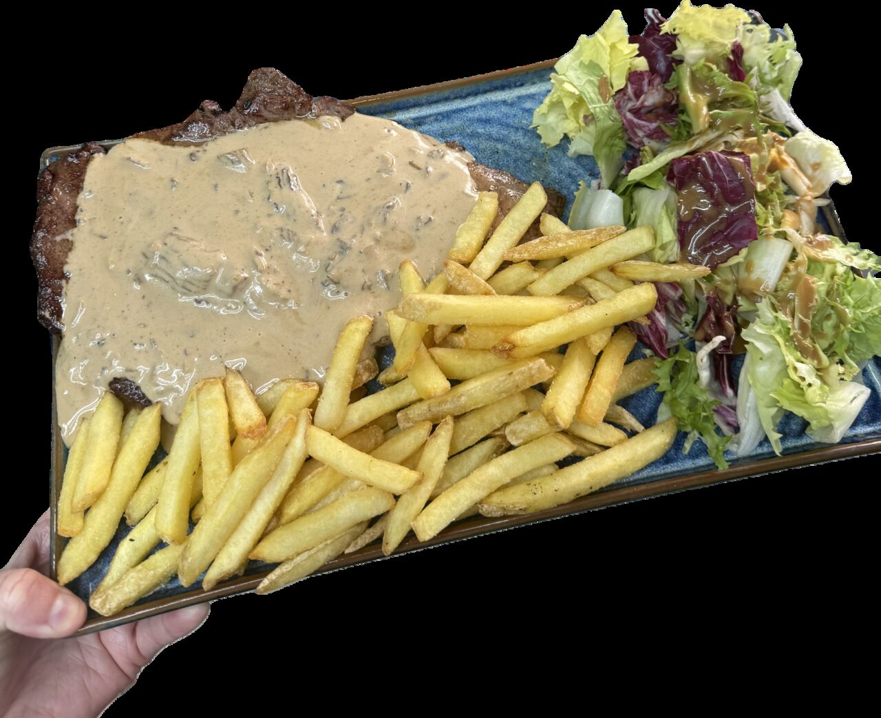 Entrecôte sauce morille