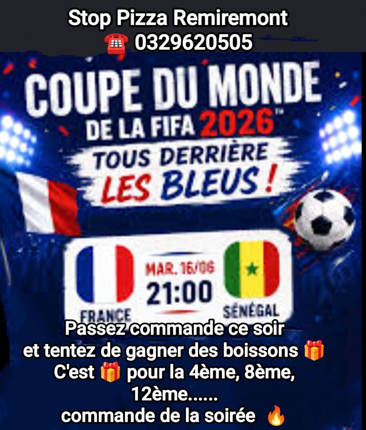 Offre spéciale des boissons à gagner 🎁