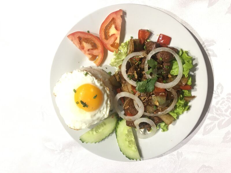 Riz au boeuf Luc Lac