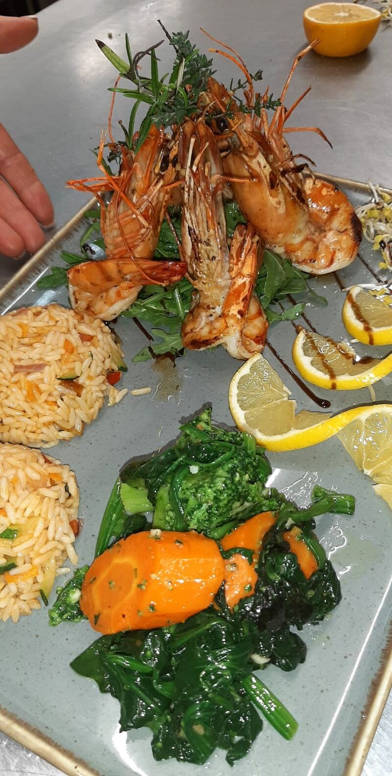 Nr. 61 Scampi Alla Griglia 