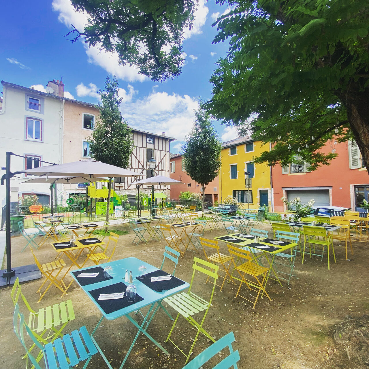 Terrasse ombragée et au calme