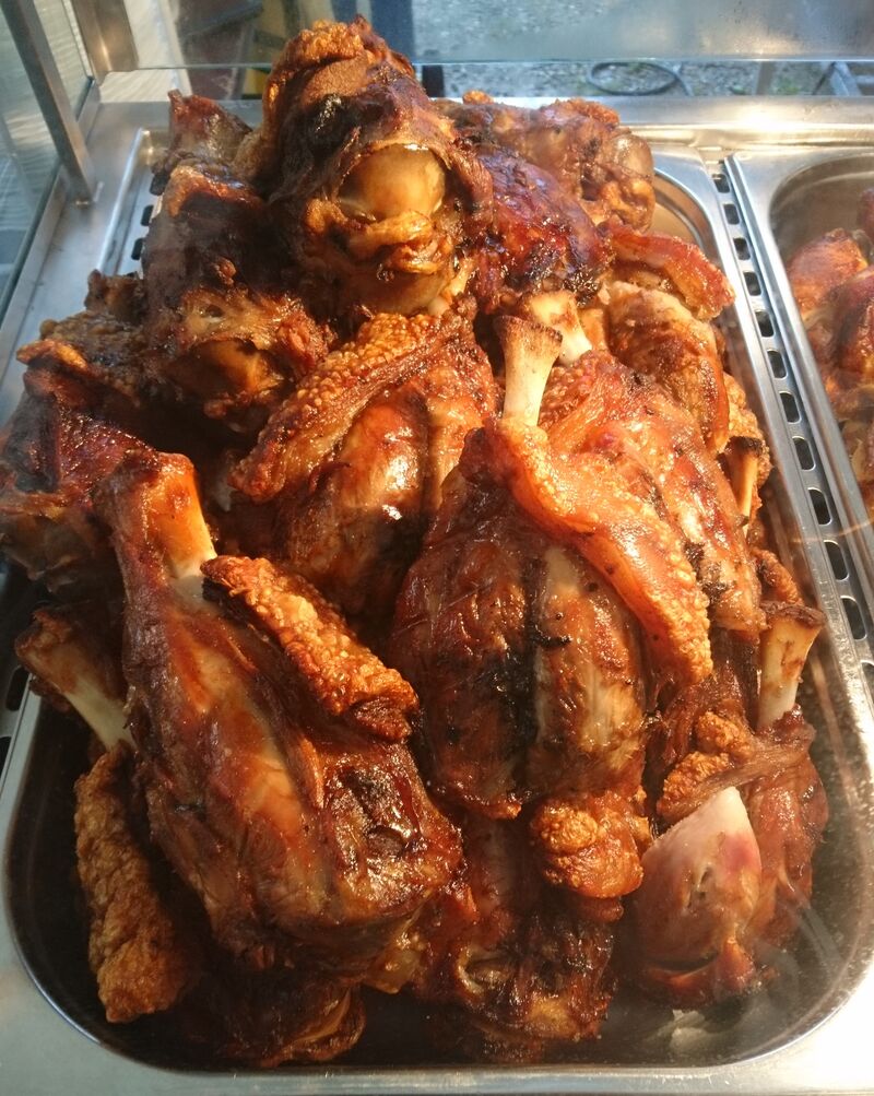 knusprige Schweinshax'n