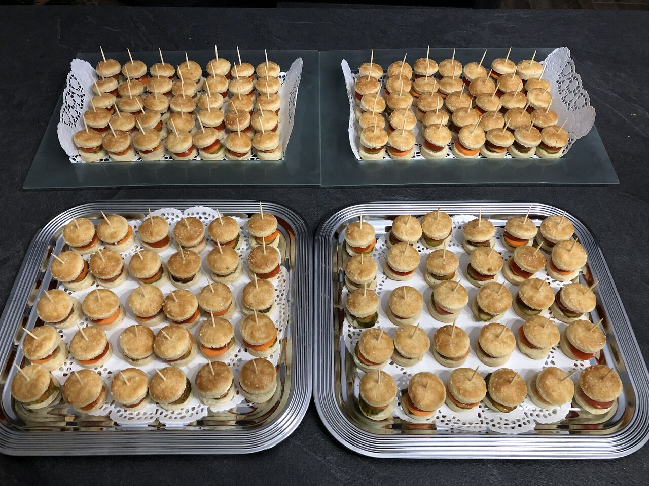 Mini burgers au légumes 