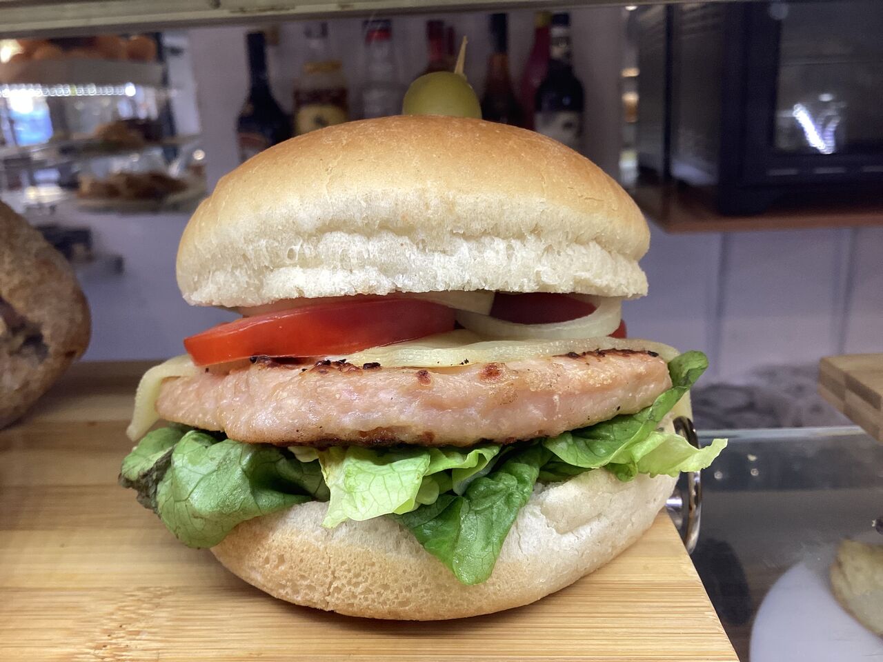 Hamburguesa de pollo