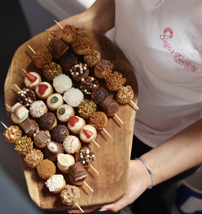 brochettes de donuts