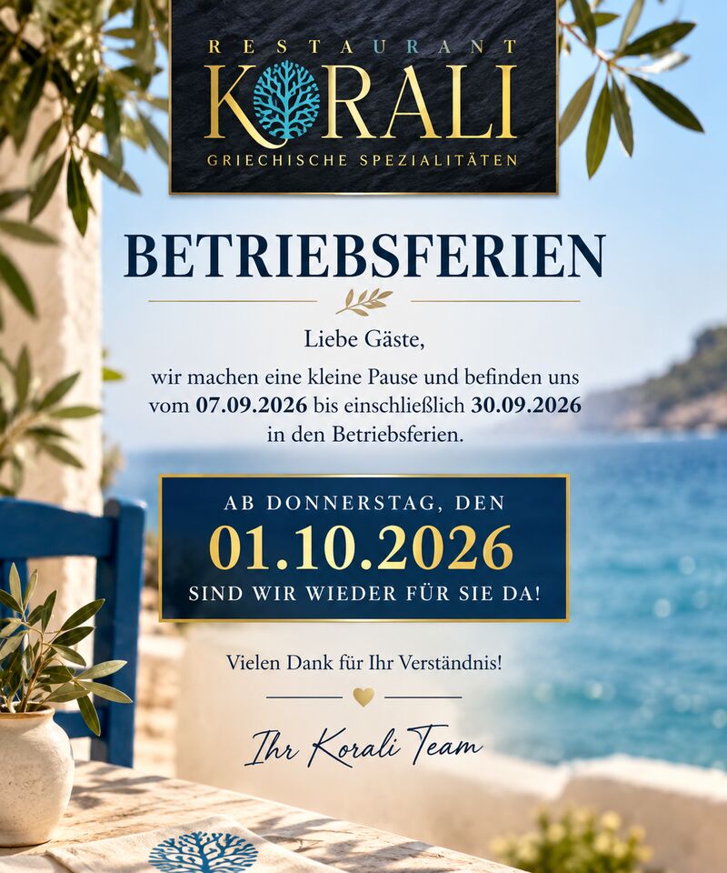 Betriebsferien