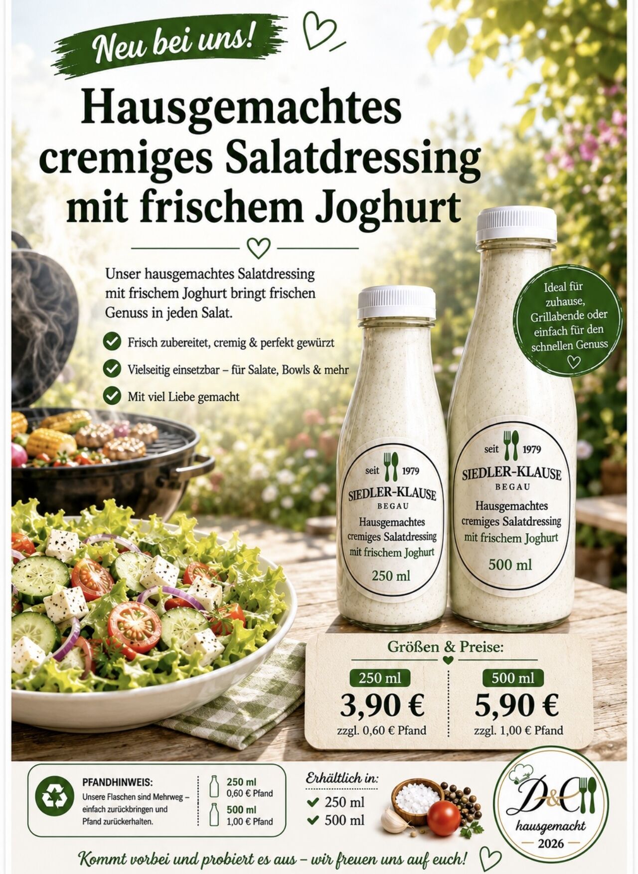 Unser Hausdressing 🌿