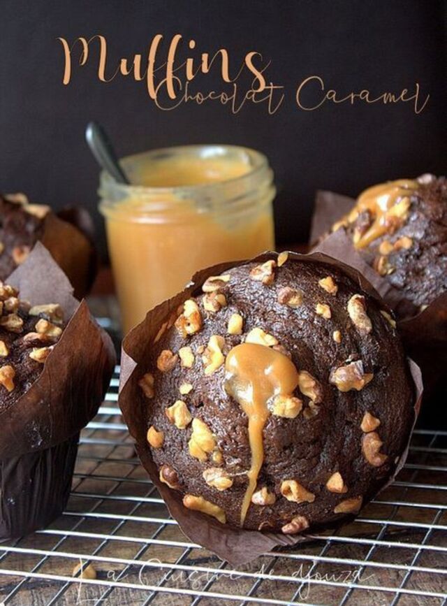 Muffin chocolat caramel 
