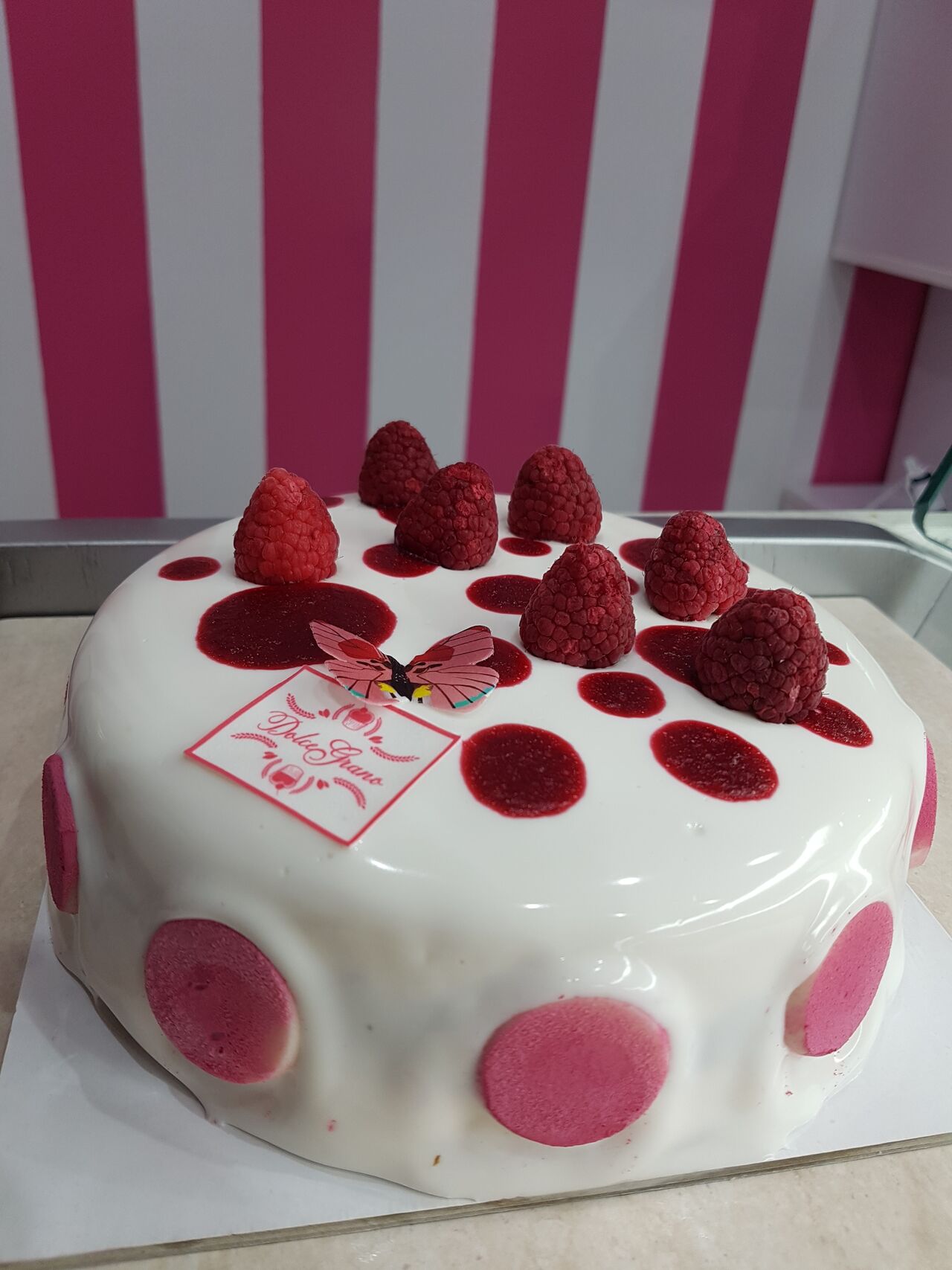 Cheesecake con Palè di Lamponi