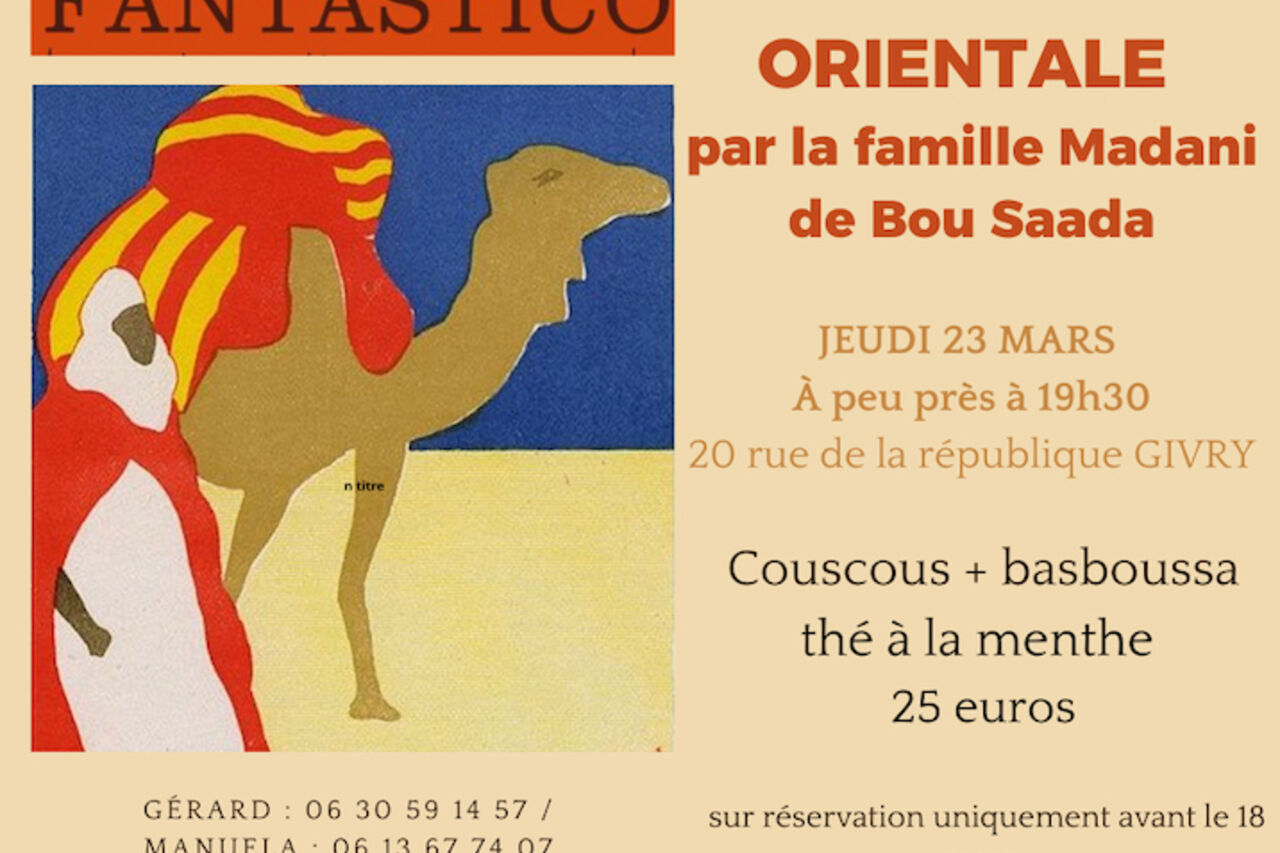 Soirée orientale Bou Saâda