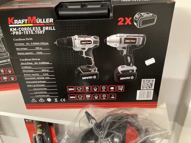 Clé à choc plus visseuse 36v
149,90€