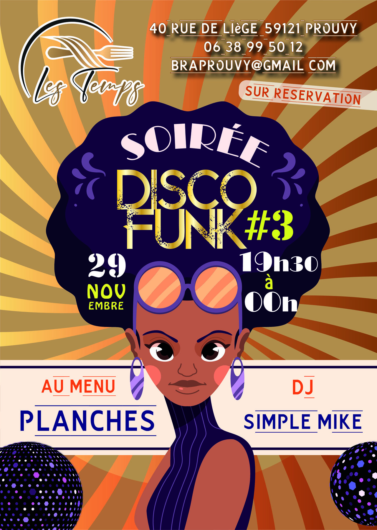 Soirée disco funck