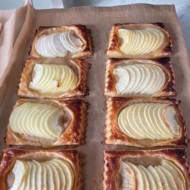 feuilleté aux pommes