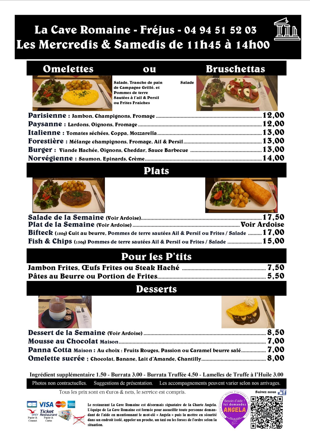 Mercredis et Samedis le Midi