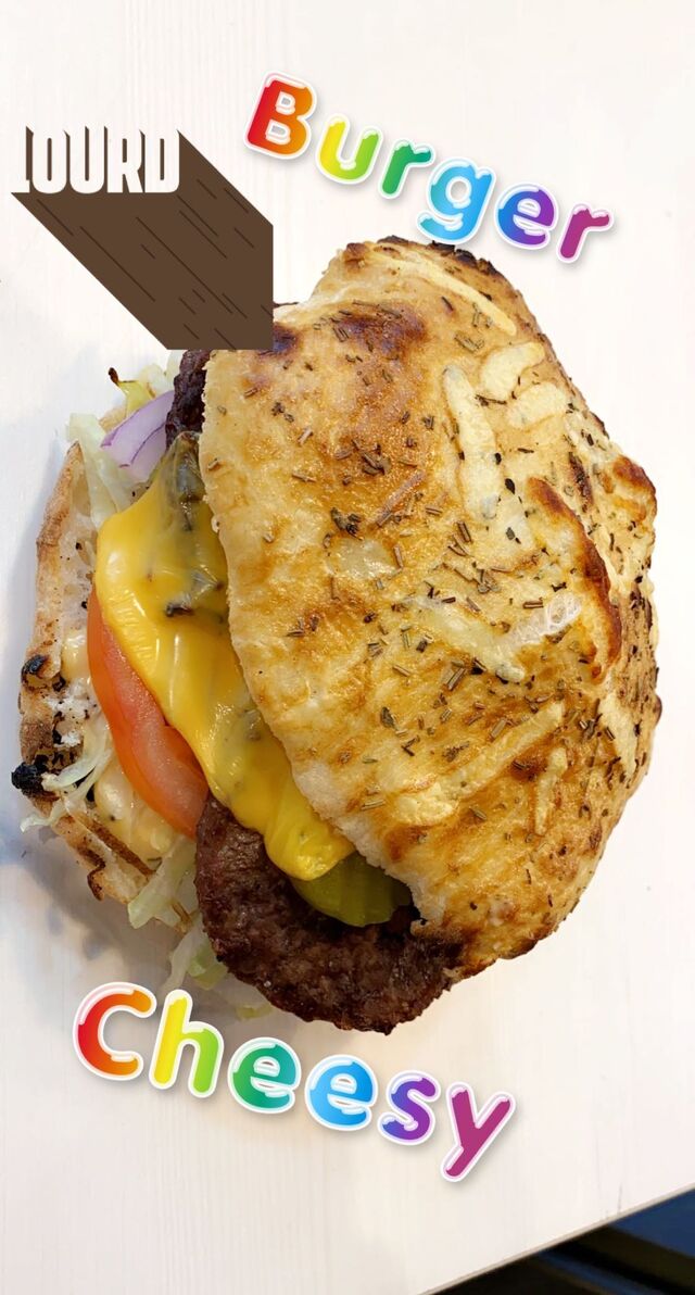 Burger cheesy
