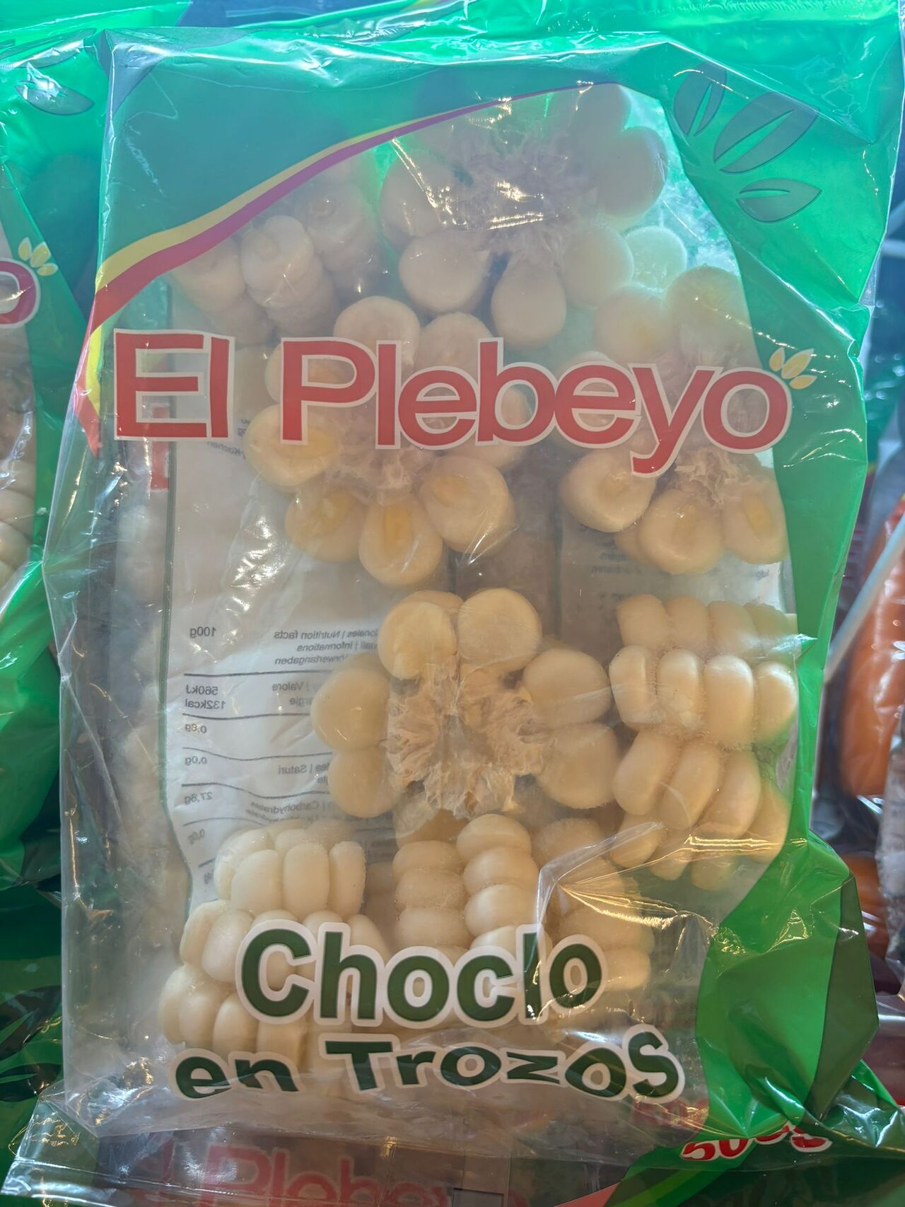 CHOCLO EN TROZOS