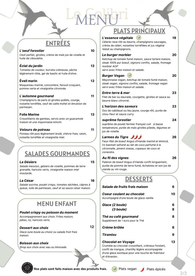 Carte du moment