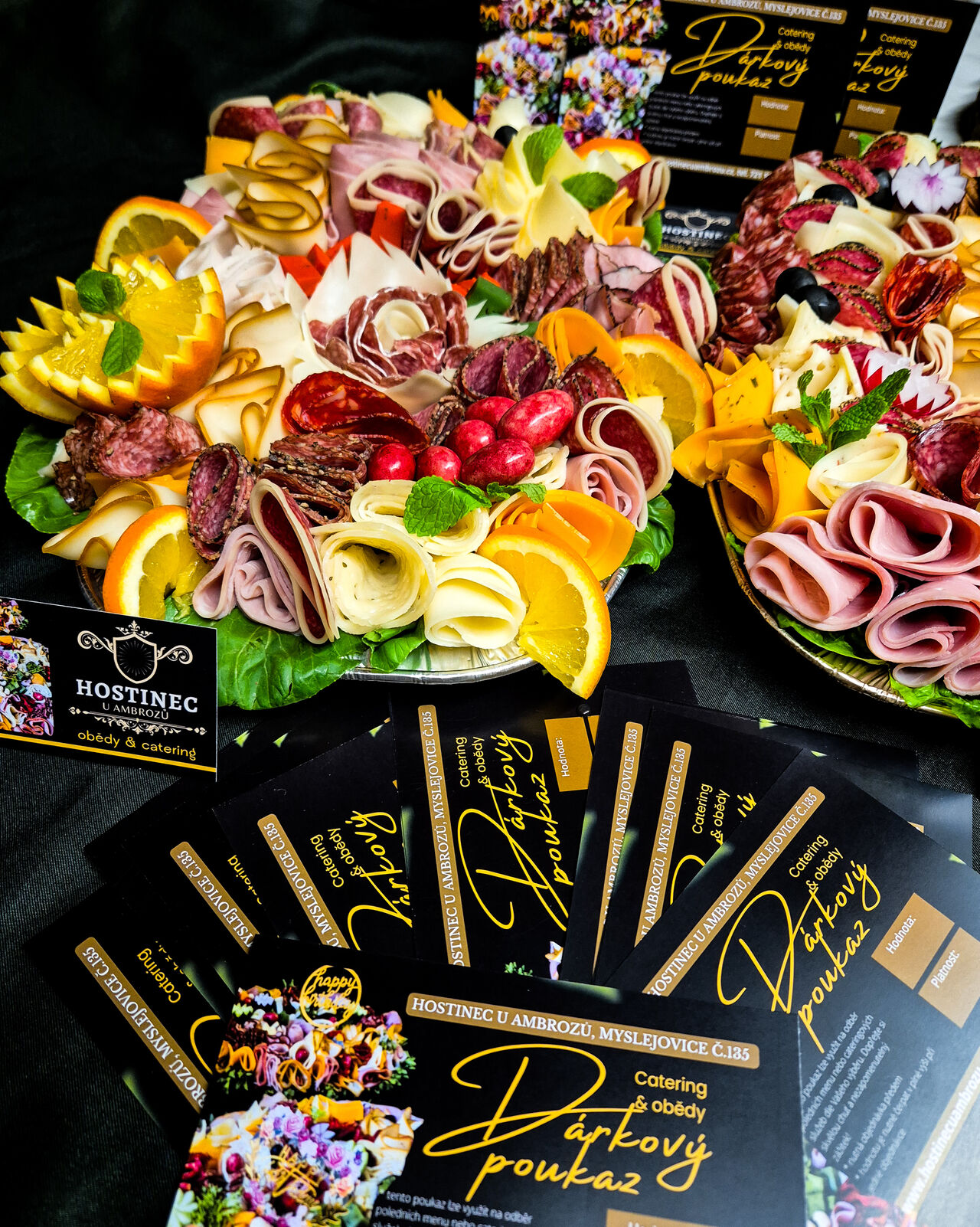 Poukázky na catering nebo obědy