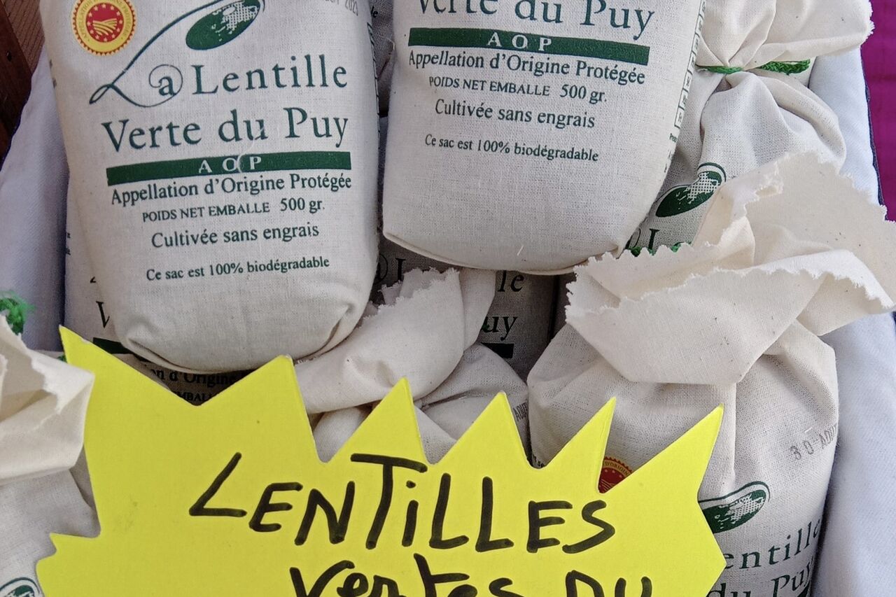 LENTILLE VERTE DU PUY EN VELAY AOP