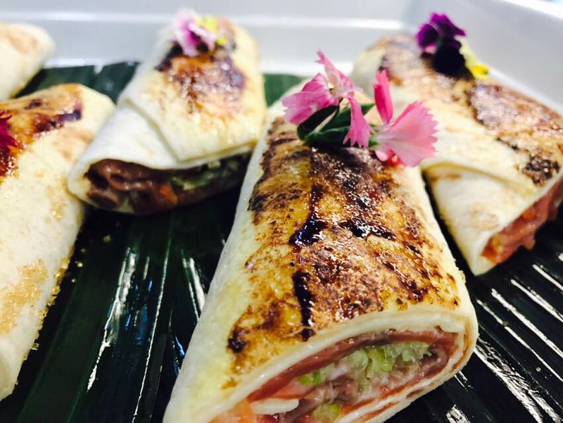 Fajitas de salmó fumat