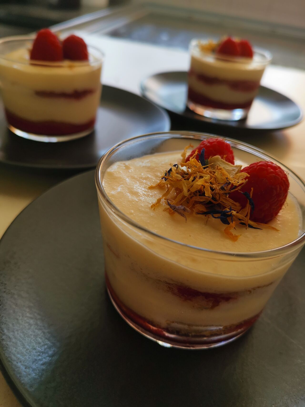 Tiramisu framboise-rose