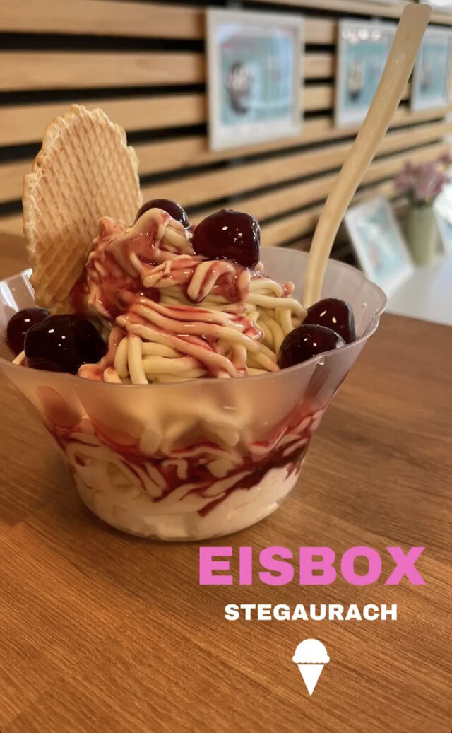 Spaghetti Amarena EISBECHER