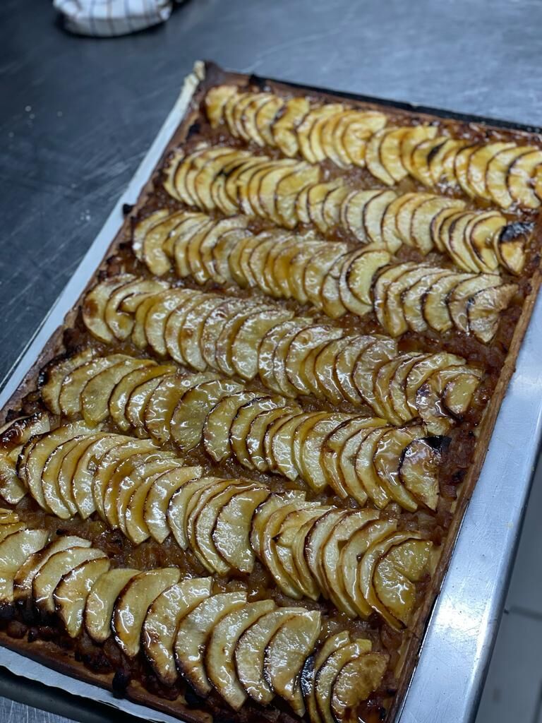 Tarte aux pommes commande baptême 