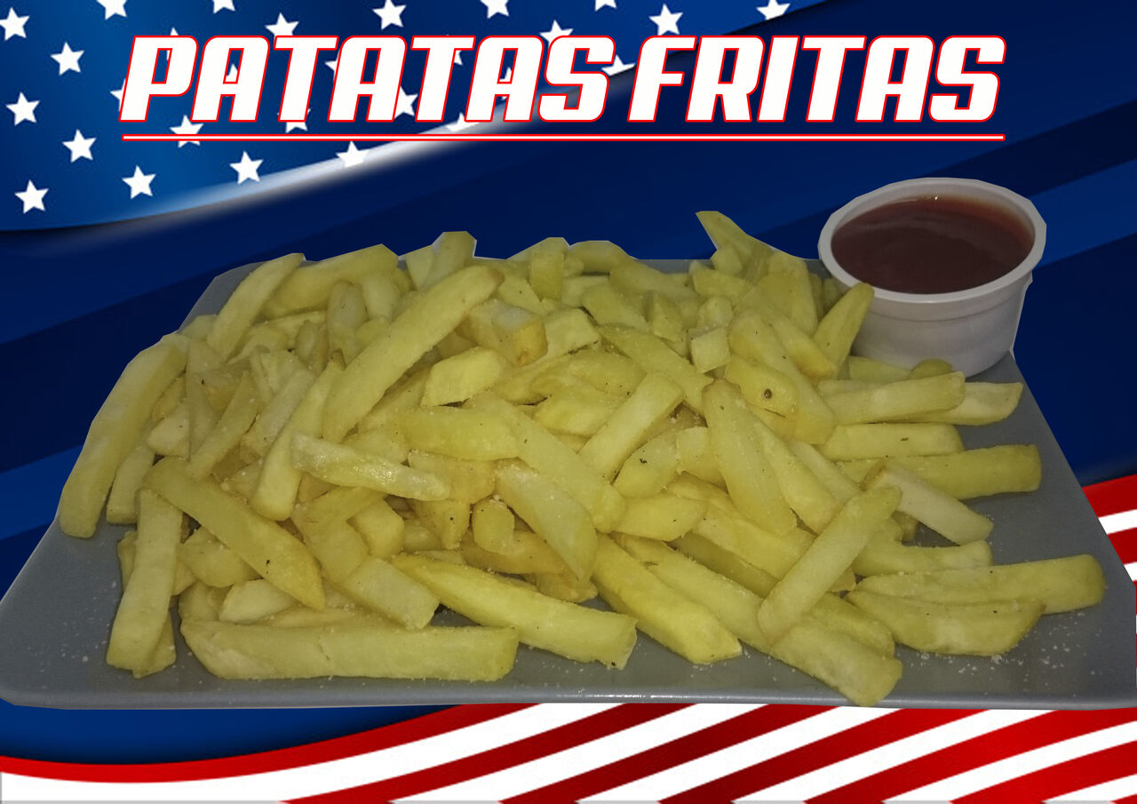 Patatas fritas con salsa a elegir