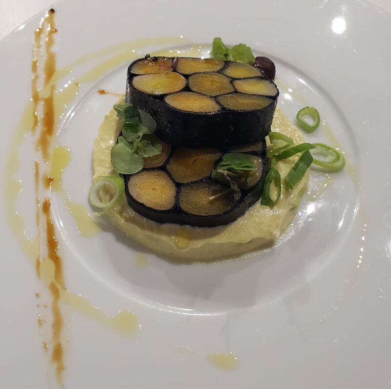 Maki de poireaux en mimosa