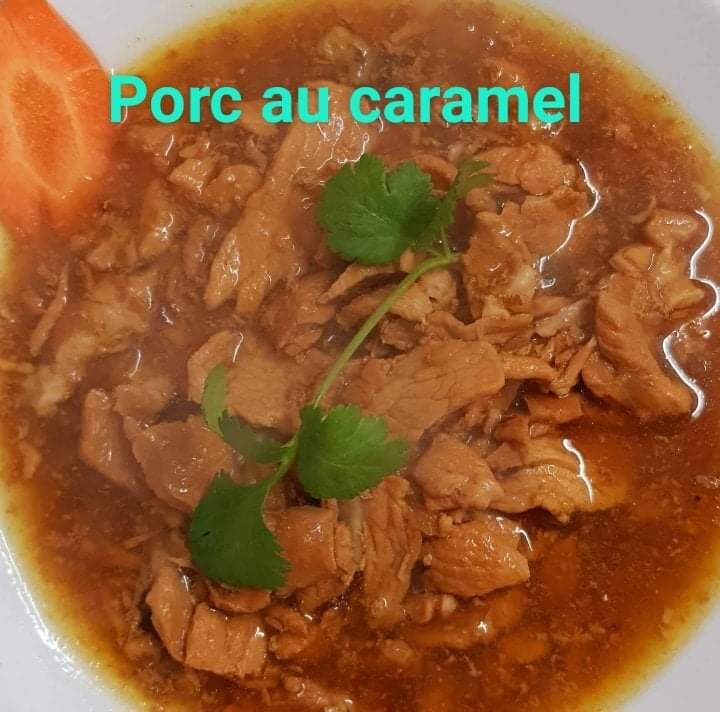 Porc au caramel. 