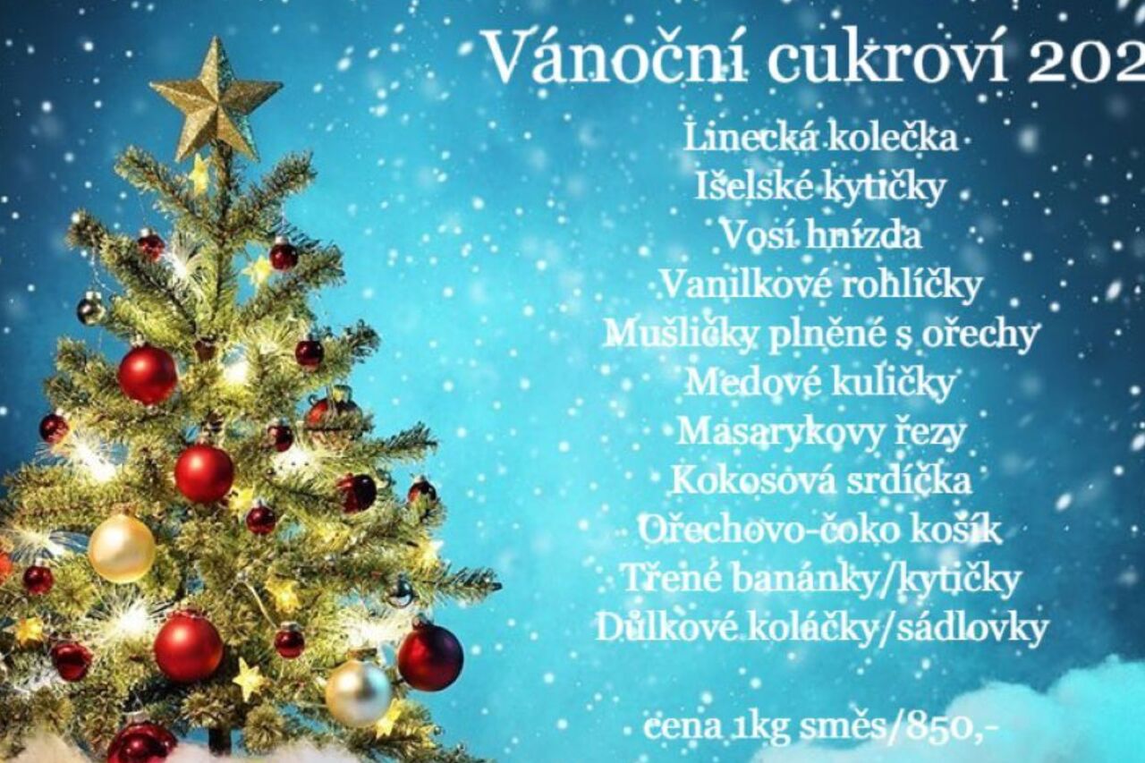 Příjímáme objednávky na cukroví