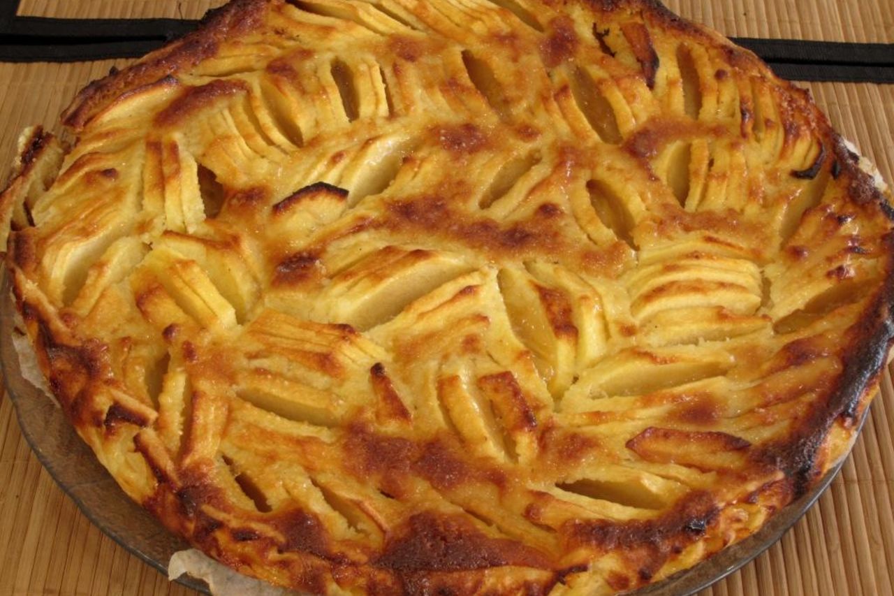 Nos desserts : la tarte aux pommes maison