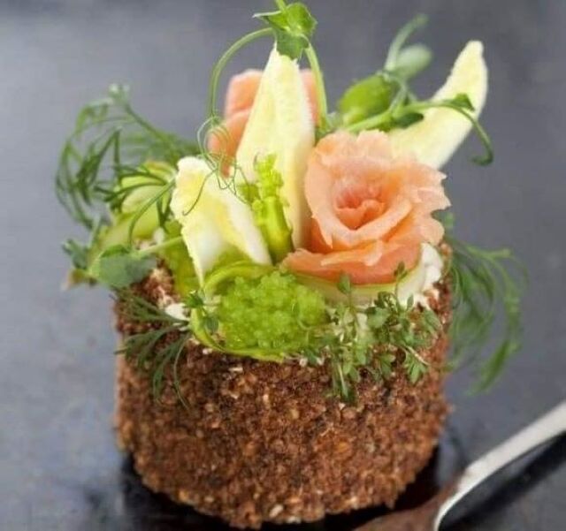 Bavarois artichauts & saveur des mers 