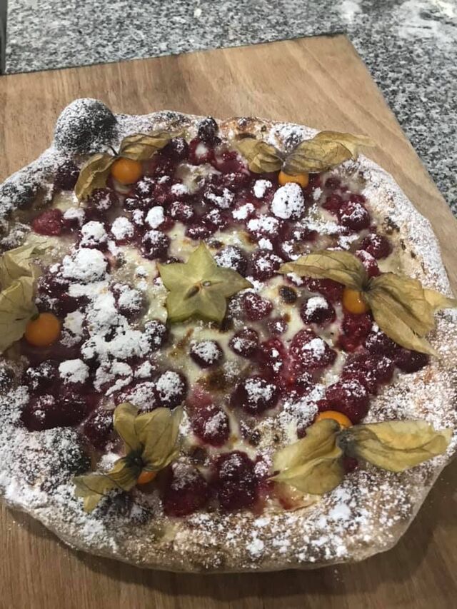 Le secret de Framboisine ..un dessert crée par le chef Danilo... à vous couper le souffle !