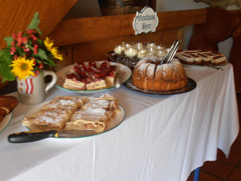 Hausgemachte Mehlspeisen