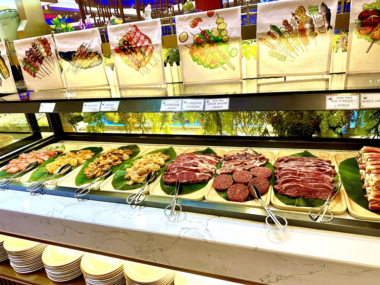 Grillade sur plancha