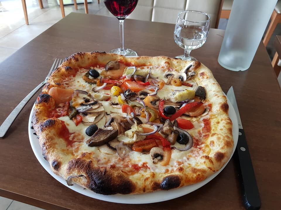 Notre pizza végétarienne