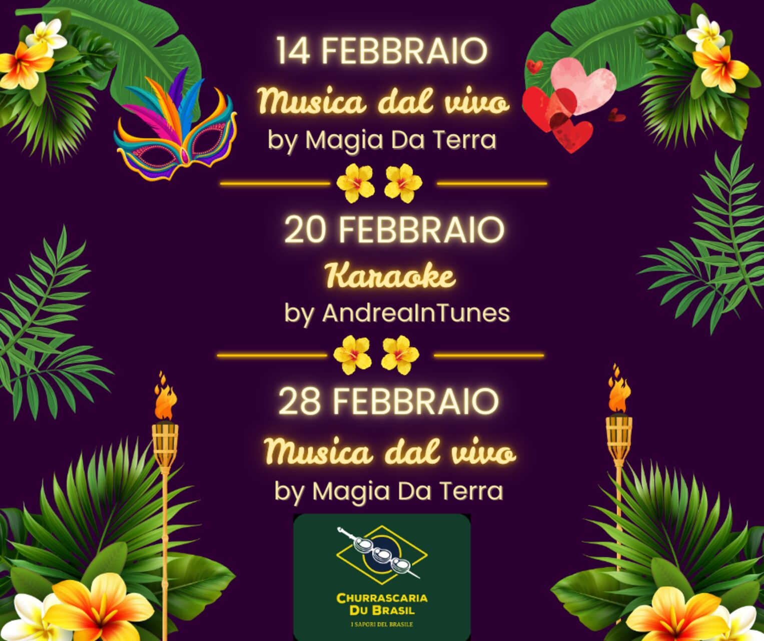 SERATE MESE FEBBRAIO