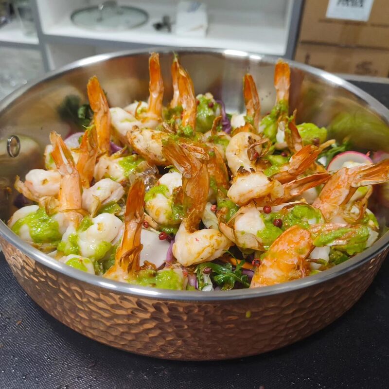 scampi in agro dolce