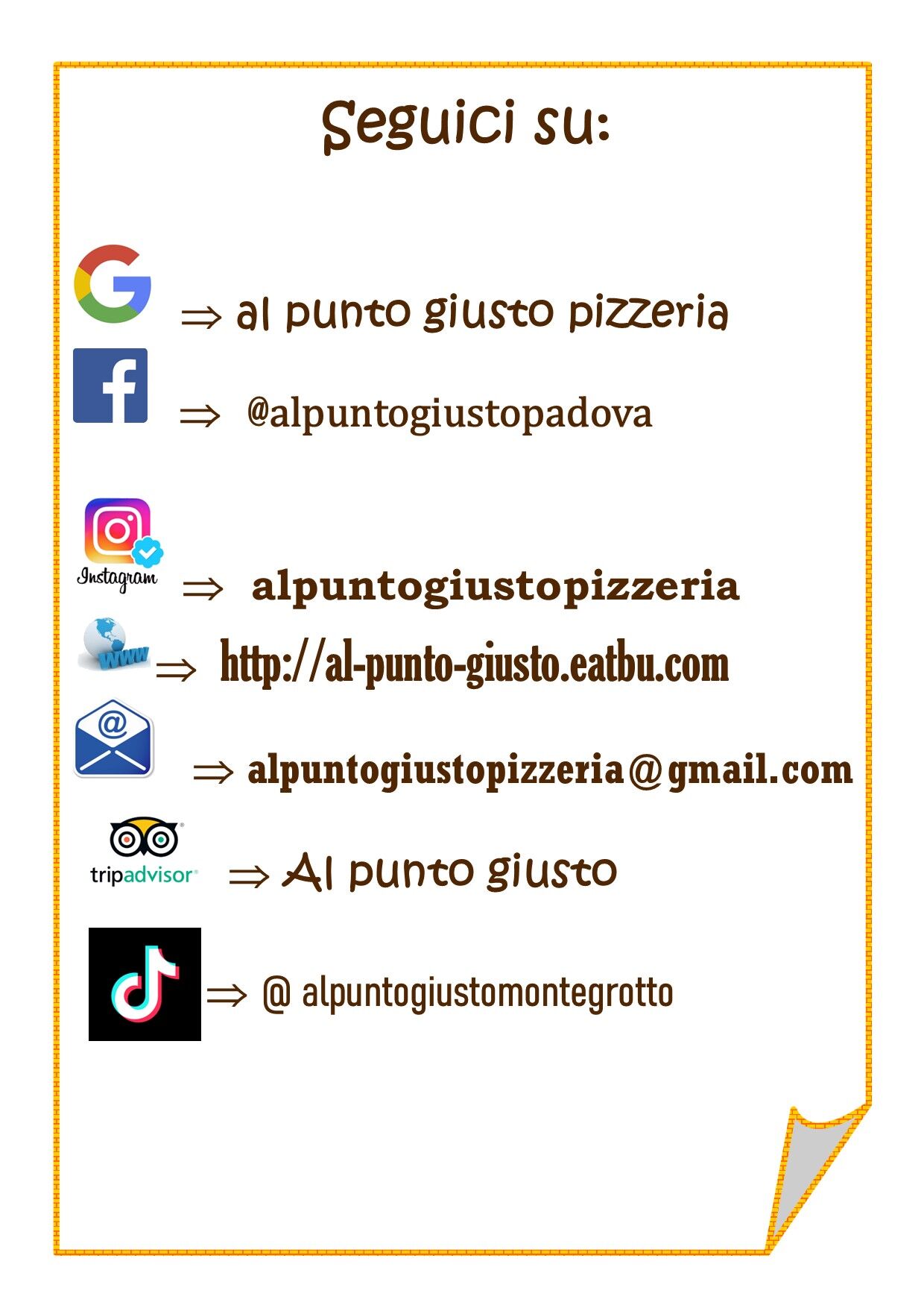 Seguici nei social e resta aggiornato