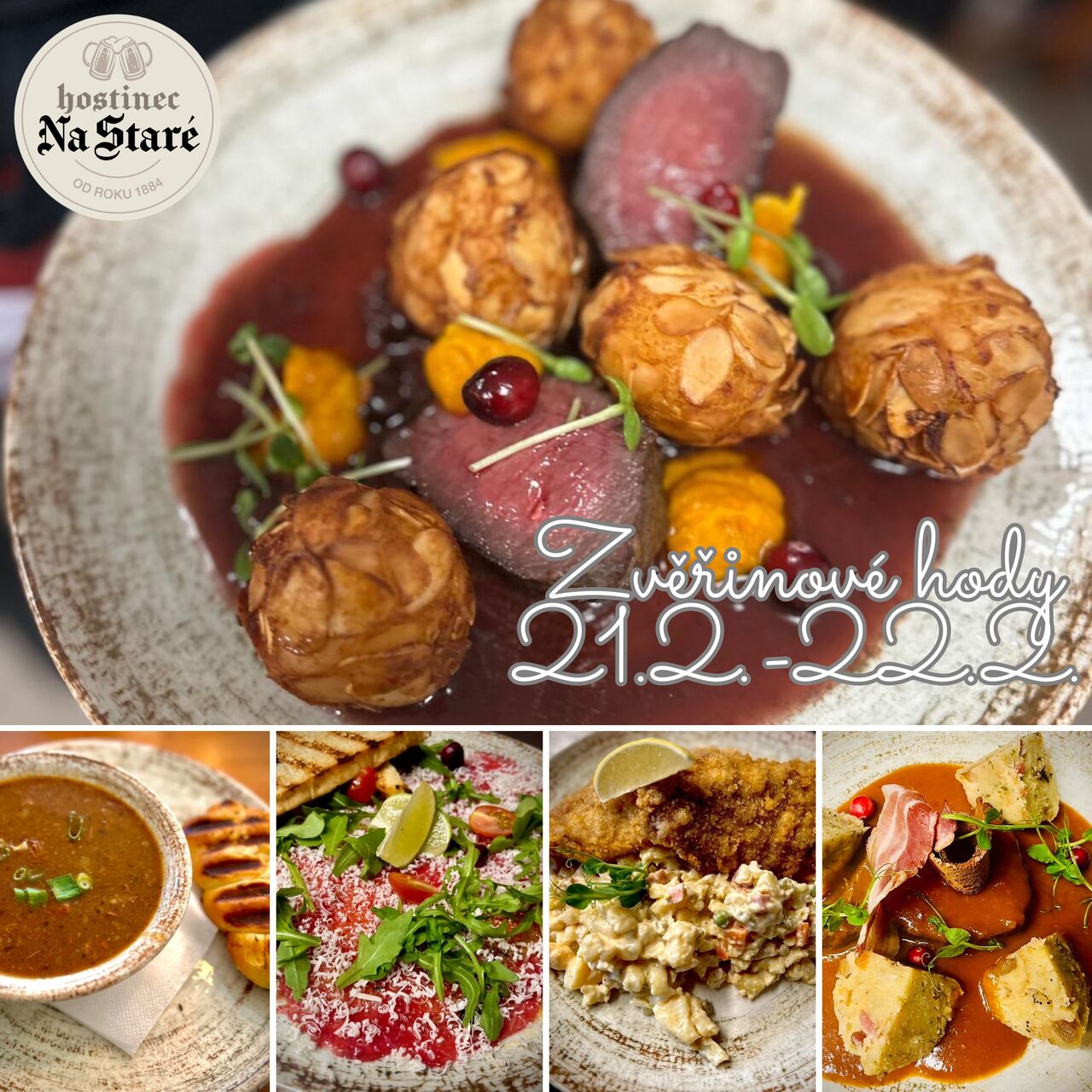 🦌 Zvěřinové hody Na Staré
