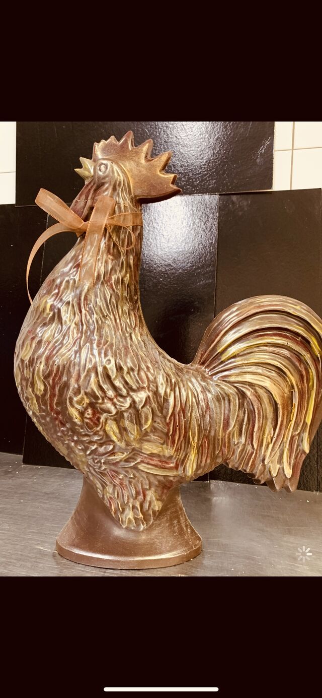 COQ en chocolat ( pâques)