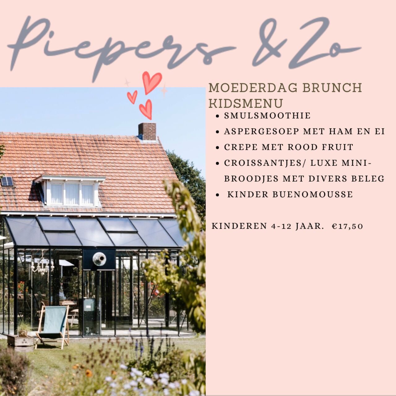 Moederdag brunch Kids