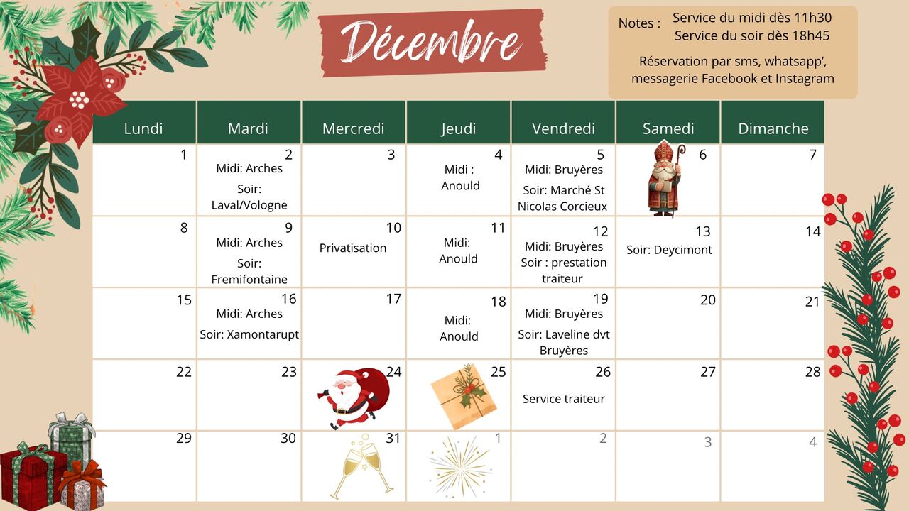 Les emplacements où vous pouvez nous retrouver ! 