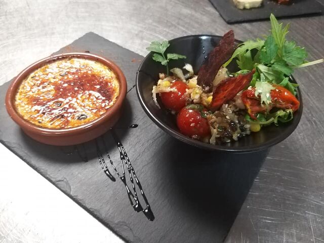 Crème Brulée au chèvre