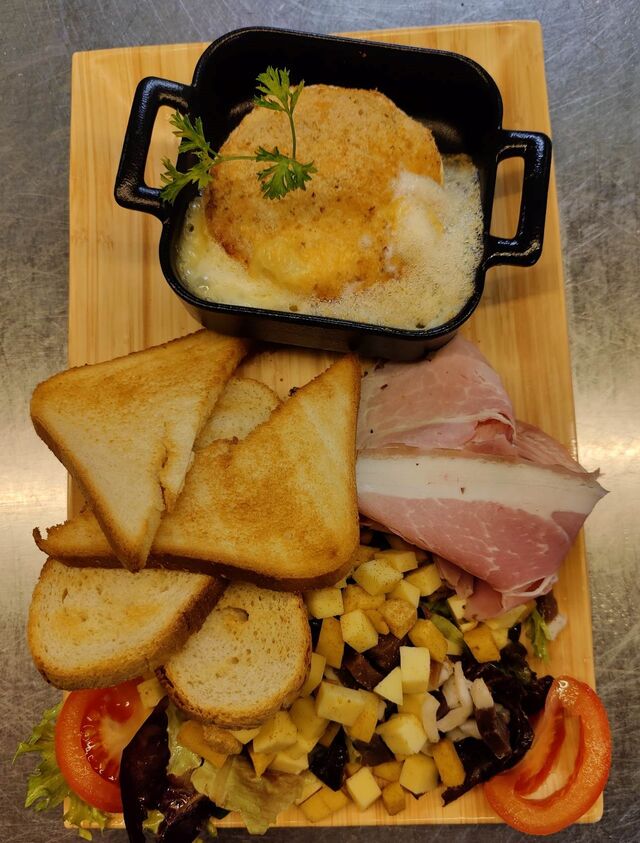 Camembert rôti au génépi